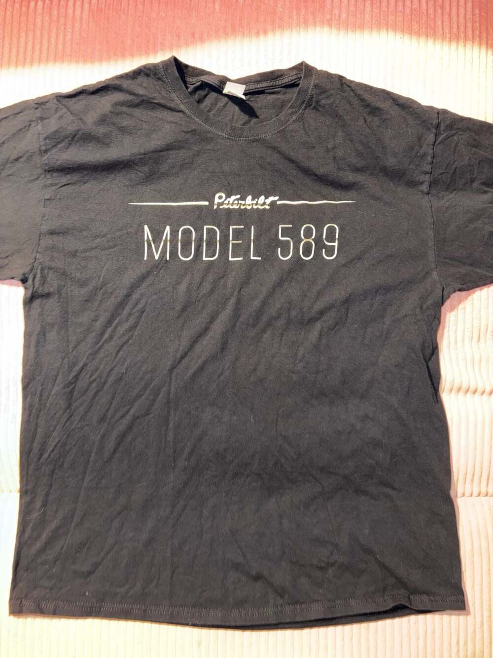 Peterbilt Model 589 Black T-Shirt